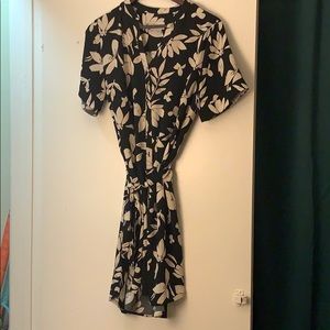 Floral Print button down dress